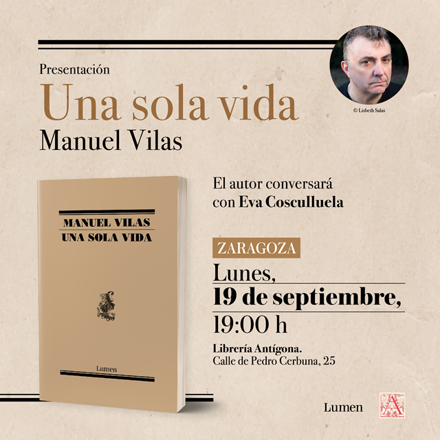 Manuel Vilas presenta Una sola vida